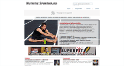 Desktop Screenshot of nutritiesportiva.ro